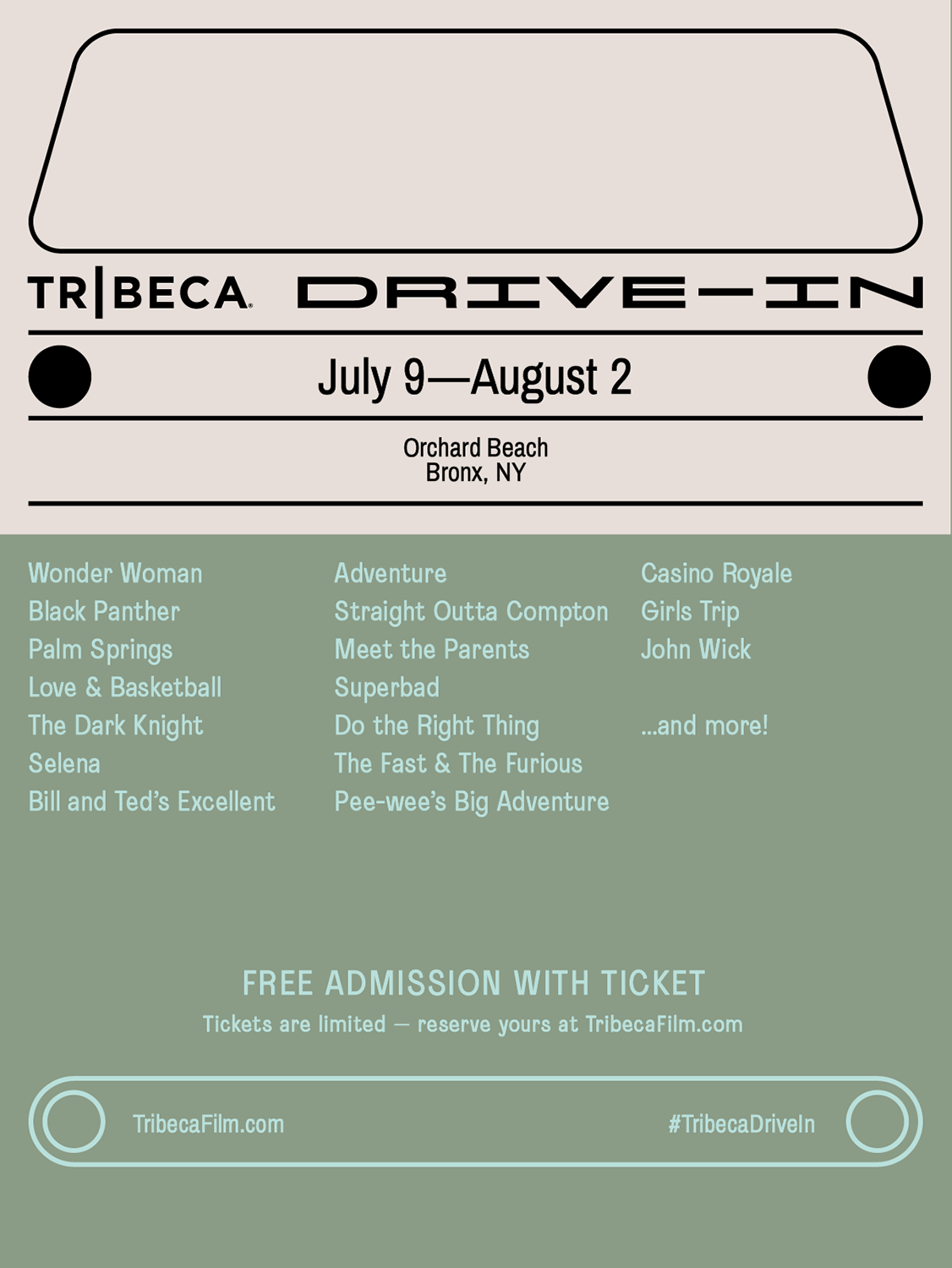 Tribeca Drive-in magazine ad